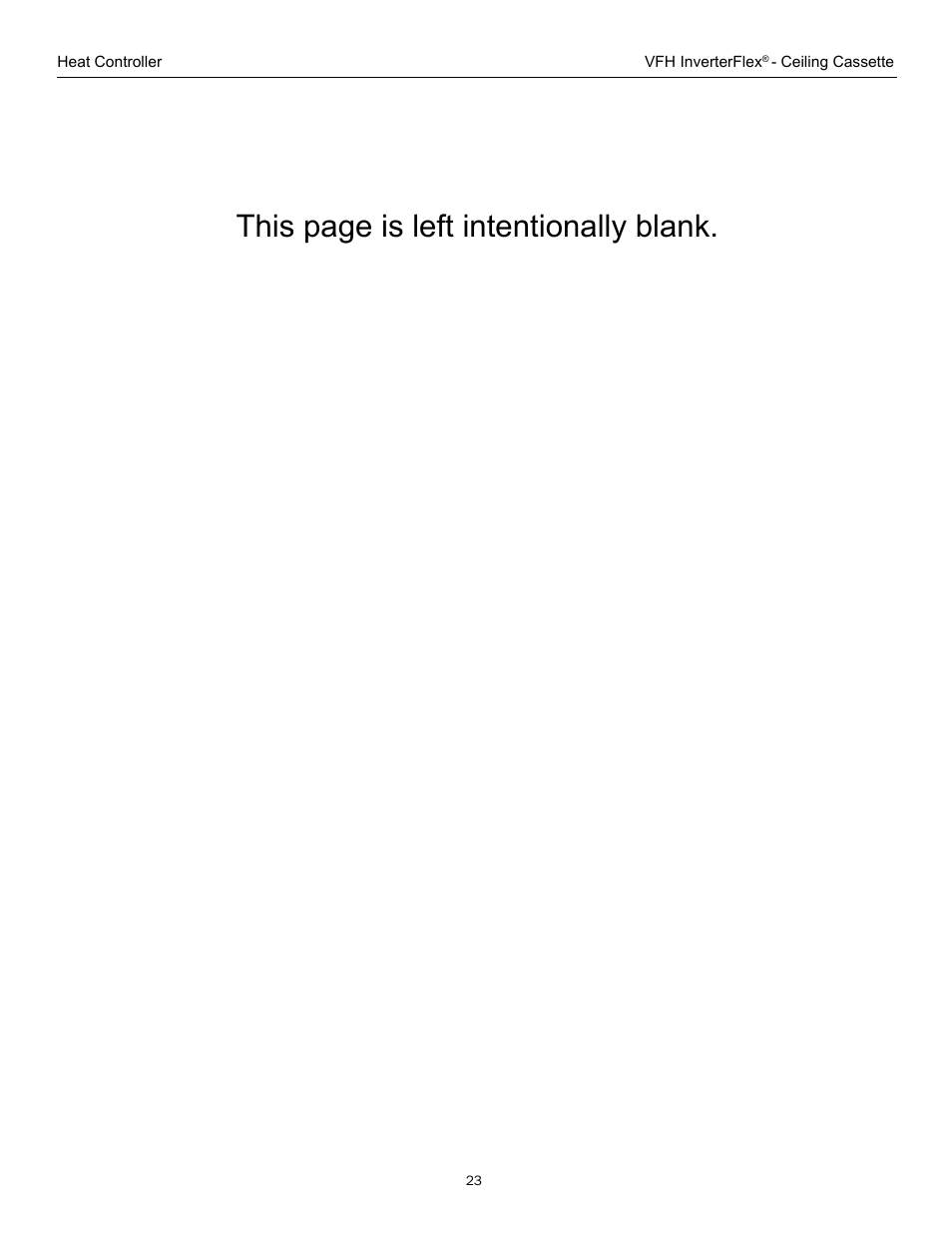 This page is left intentionally blank | Comfort-Aire VFH 24 CA User Manual | Page 25 / 28