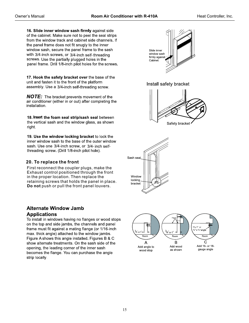 Comfort-Aire CD-121J User Manual | Page 16 / 23