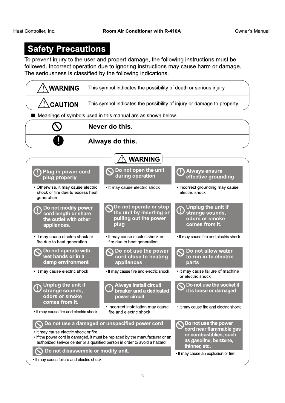 Comfort-Aire CD-121J User Manual | Page 3 / 23