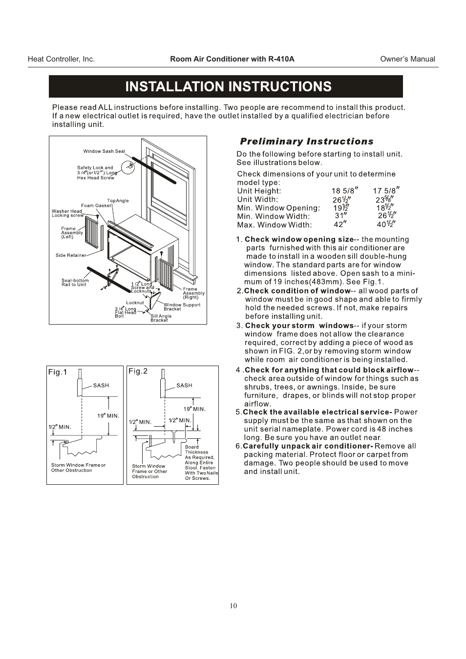 Comfort-Aire RAD-283J User Manual | Page 11 / 22