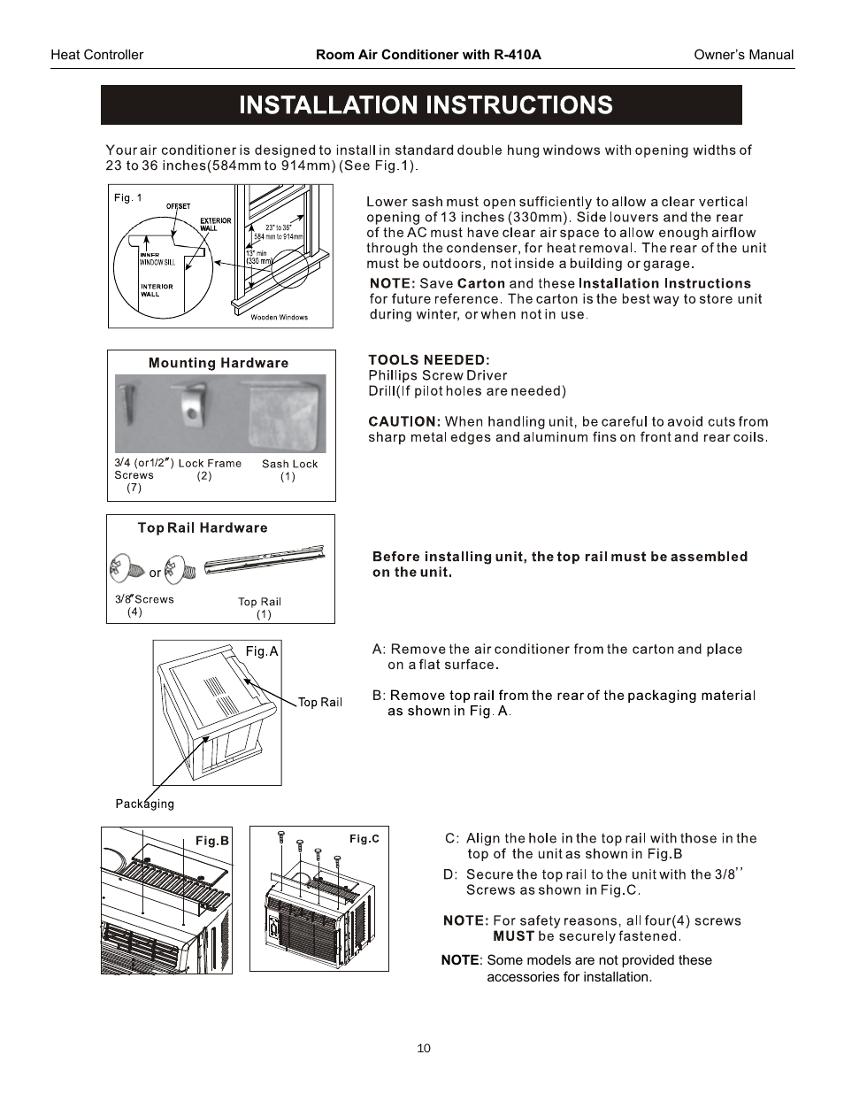 Comfort-Aire RAD-61L User Manual | Page 11 / 20