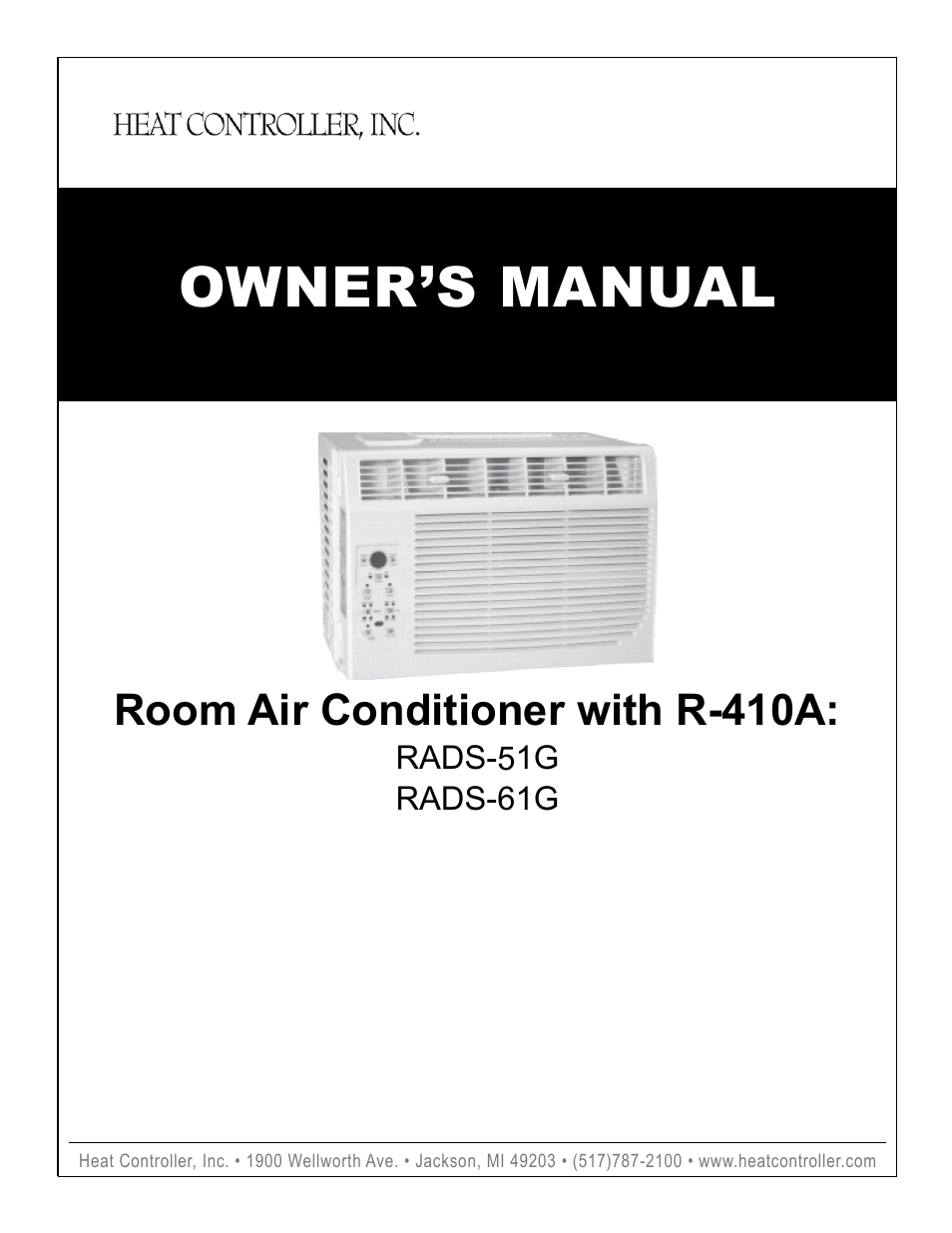 Comfort-Aire RADS-61G User Manual | 18 pages