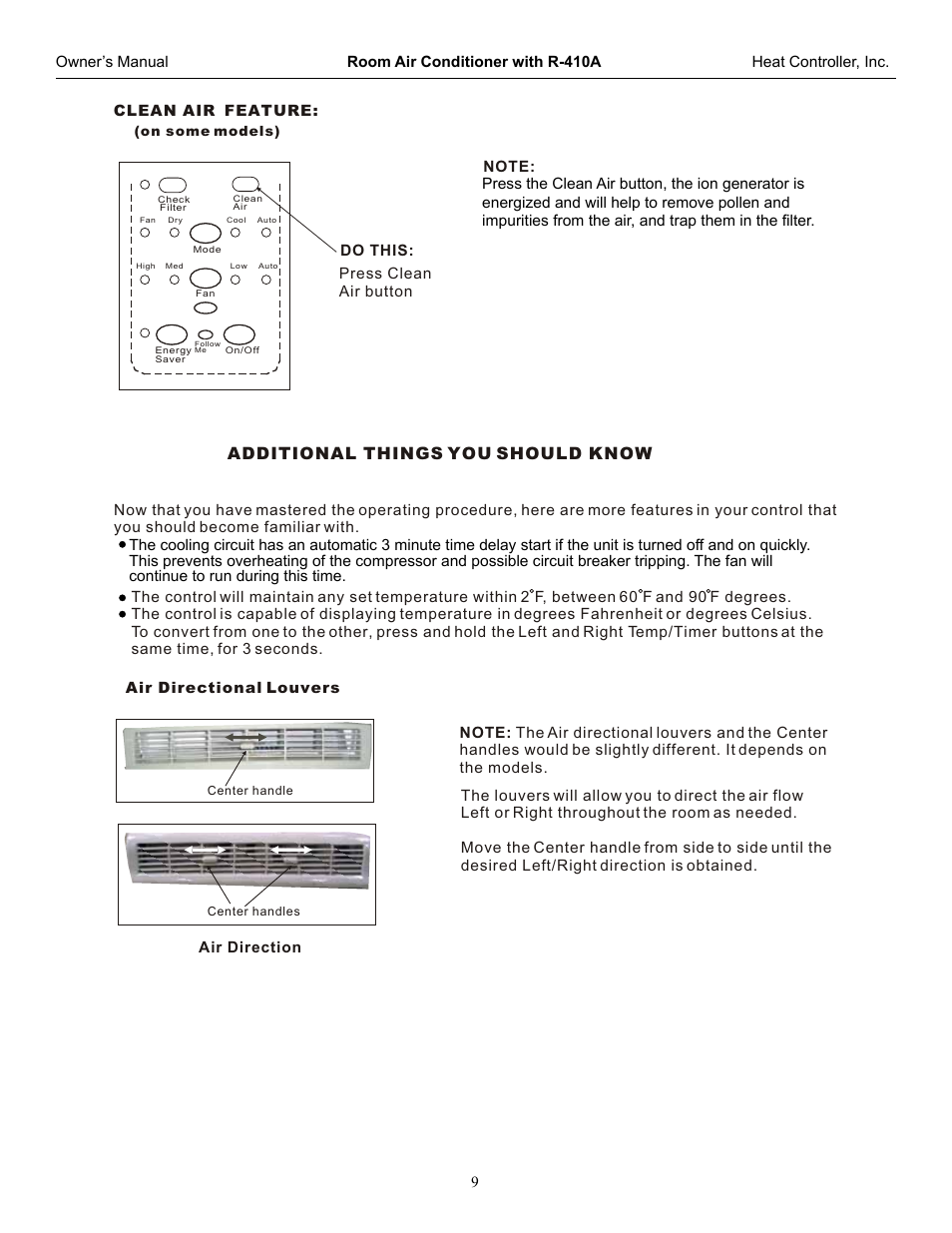 Additional things you should know | Comfort-Aire RADS-61G User Manual | Page 10 / 18