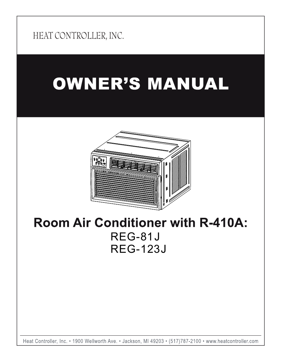 Comfort-Aire REG-123J User Manual | 20 pages