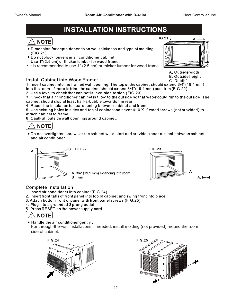 Comfort-Aire REG-123J User Manual | Page 16 / 20