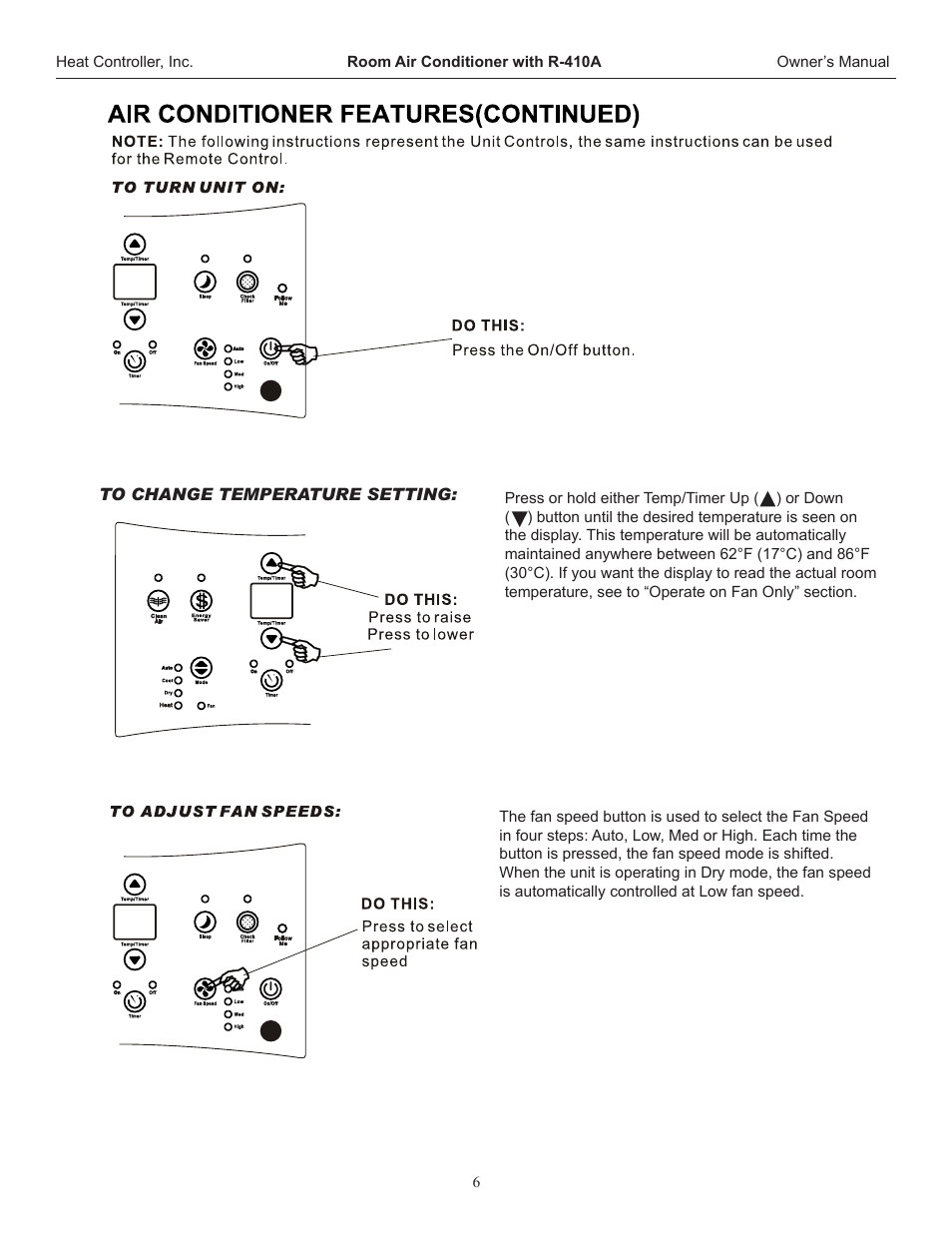 Comfort-Aire REG-123J User Manual | Page 7 / 20