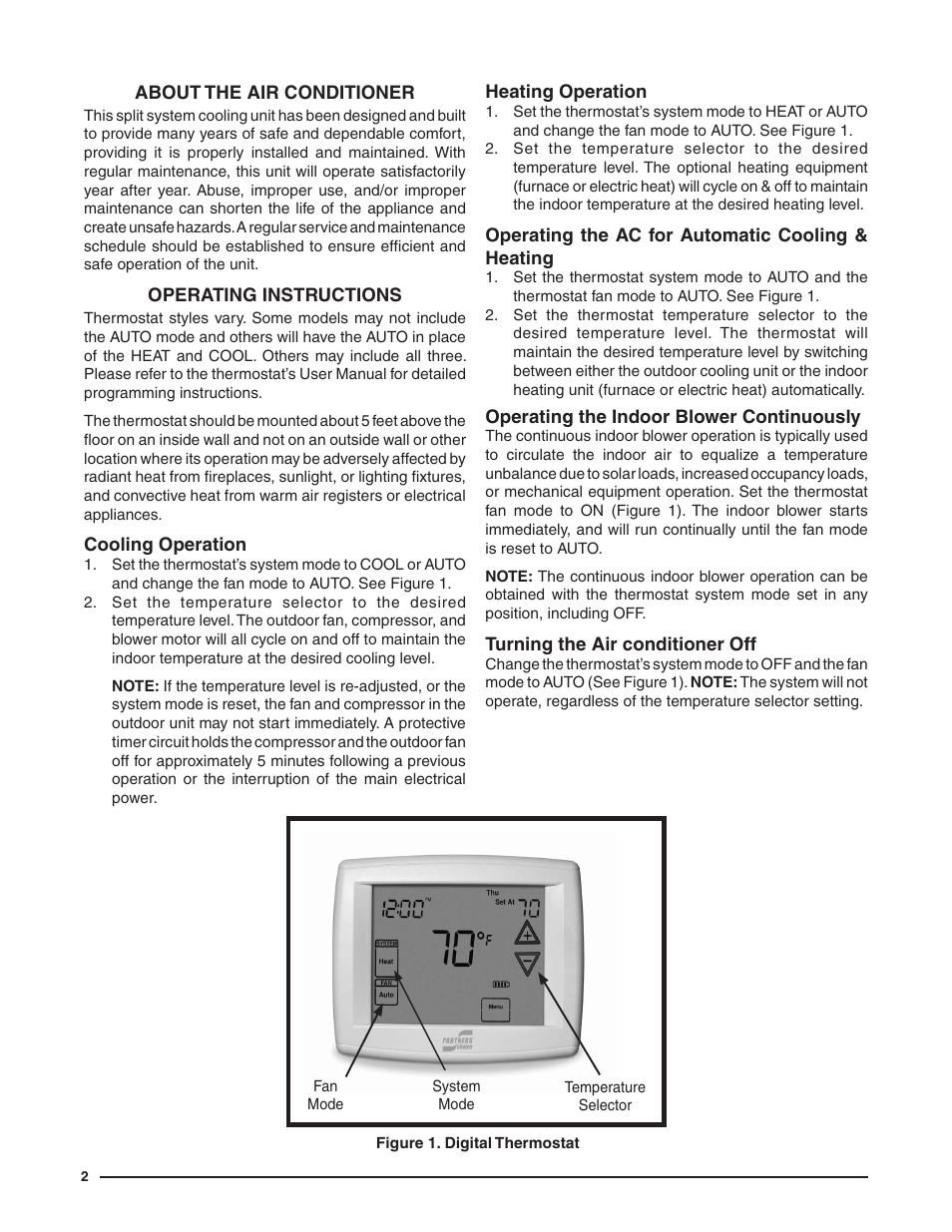 Comfort-Aire RSG R-Series User Manual | Page 2 / 4