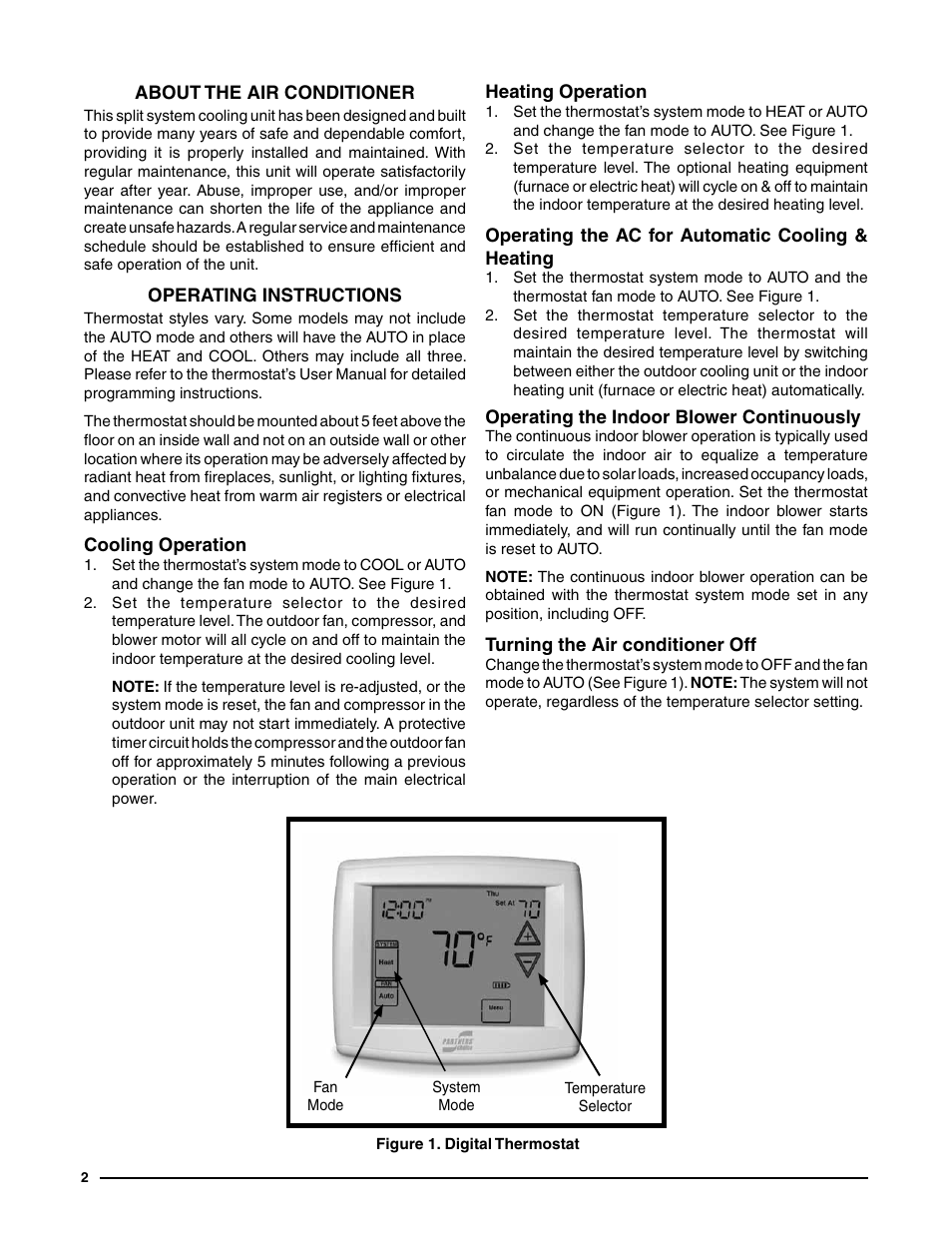 Comfort-Aire RSN13-Dry-R-22-Series User Manual | Page 2 / 4