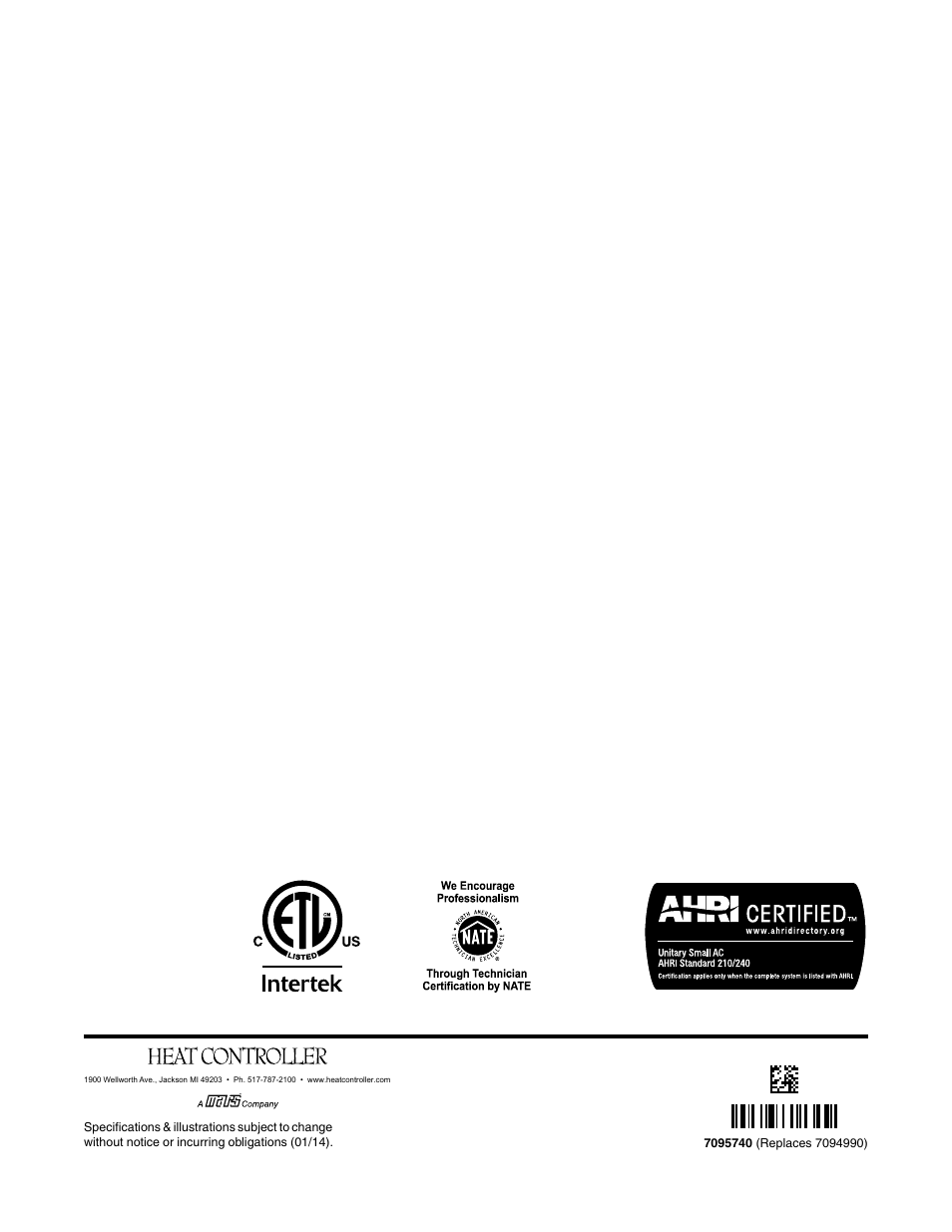 Comfort-Aire RSN13-Dry-R-22-Series User Manual | Page 4 / 4