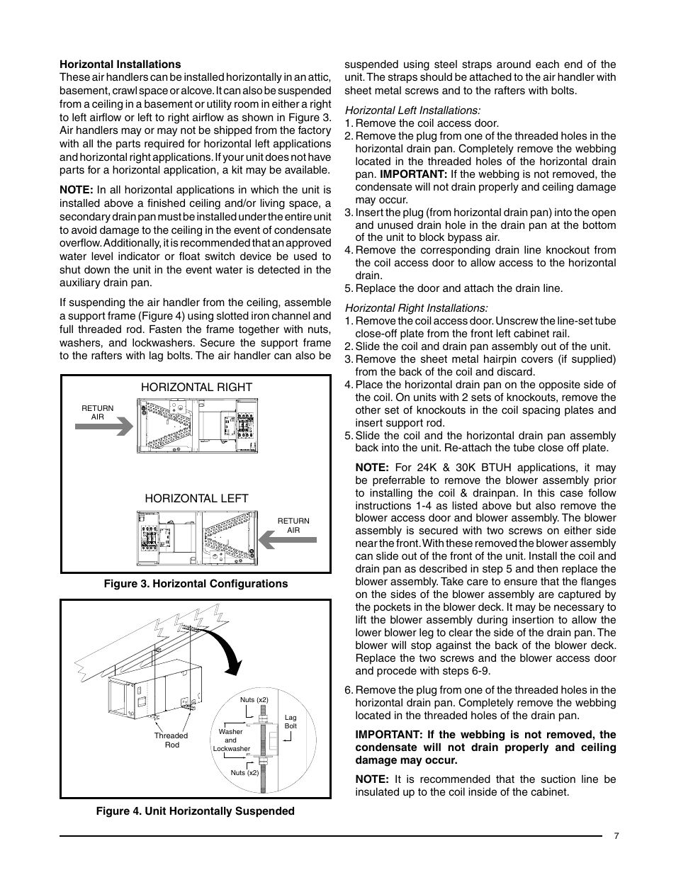 Comfort-Aire HCG**V1E Series User Manual | Page 7 / 32