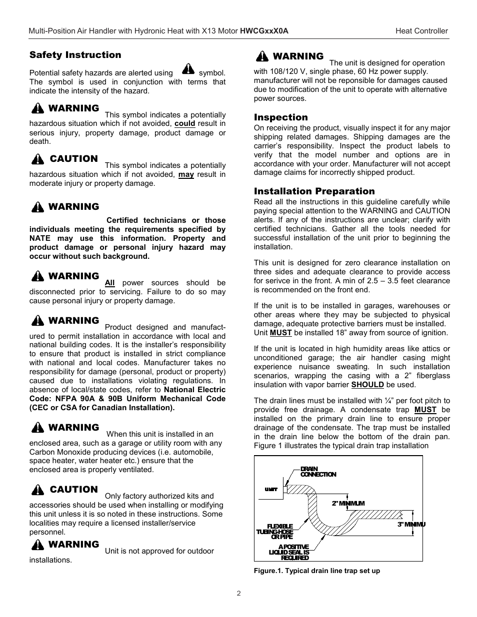 Comfort-Aire AFM42-60 User Manual | Page 2 / 16