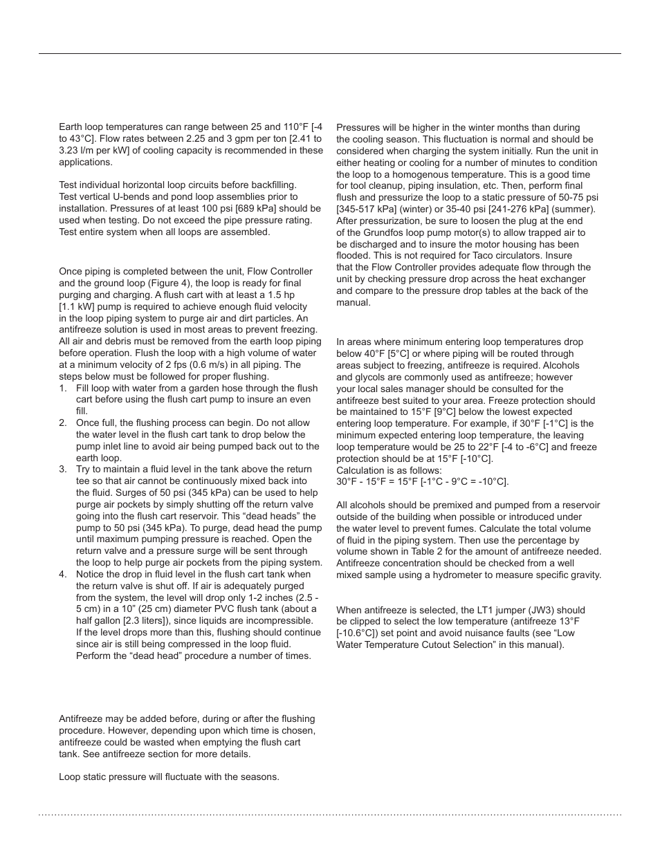 Ground-loop heat pump applications | Comfort-Aire HTS Series Split System,Two Stage, 2-5 Tons User Manual | Page 10 / 44