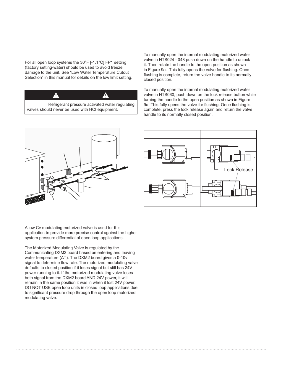 Ground-water heat pump applications, Caution | Comfort-Aire HTS Series Split System,Two Stage, 2-5 Tons User Manual | Page 13 / 44