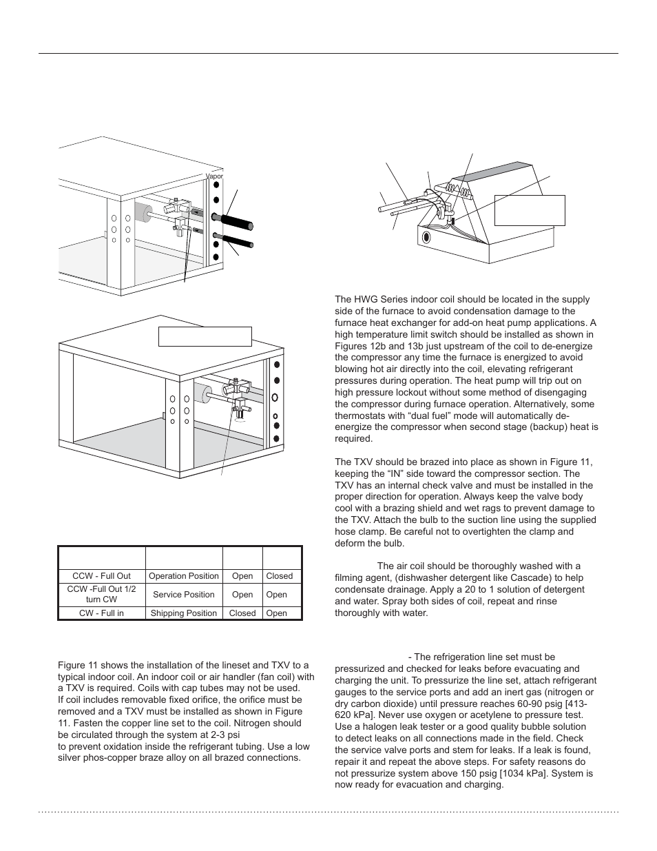 Refrigeration installation, Hts series split system | Comfort-Aire HTS Series Split System,Two Stage, 2-5 Tons User Manual | Page 16 / 44