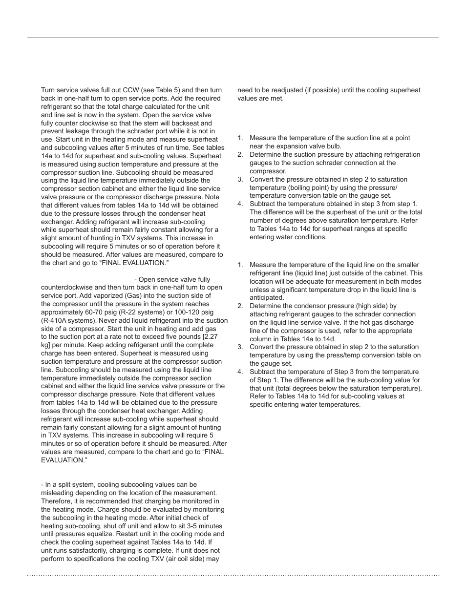 Refrigeration installation | Comfort-Aire HTS Series Split System,Two Stage, 2-5 Tons User Manual | Page 19 / 44