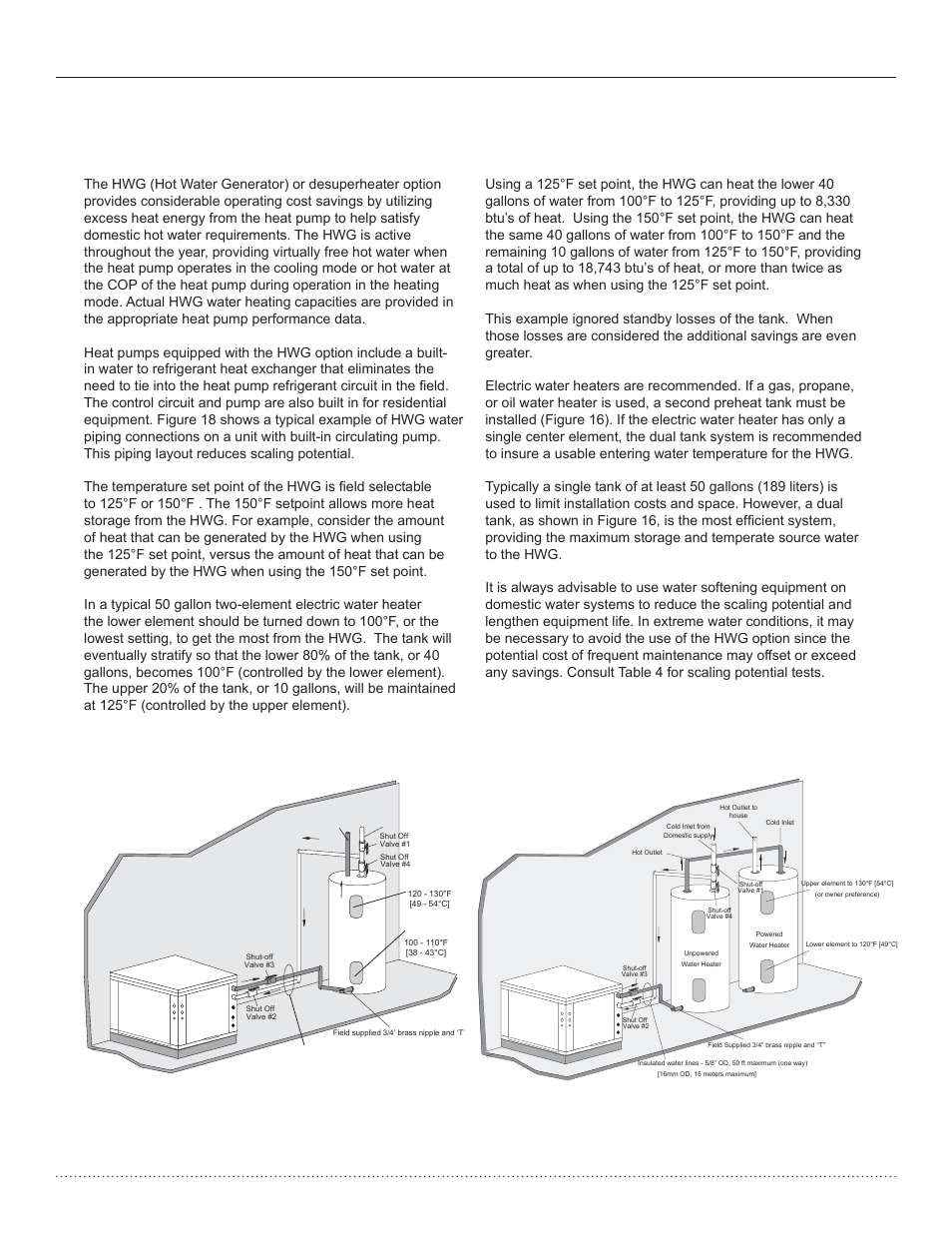 Hot water generator, Hts series split system, Installation, operation & maintenance | Heat controller, llc | Comfort-Aire HTS Series Split System,Two Stage, 2-5 Tons User Manual | Page 20 / 44
