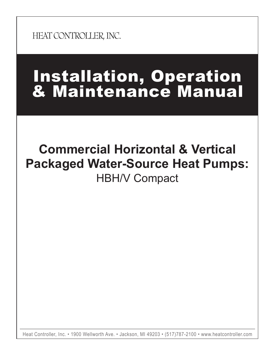 Comfort-Aire HBH Series 1/2 to 5 Ton User Manual | 43 pages