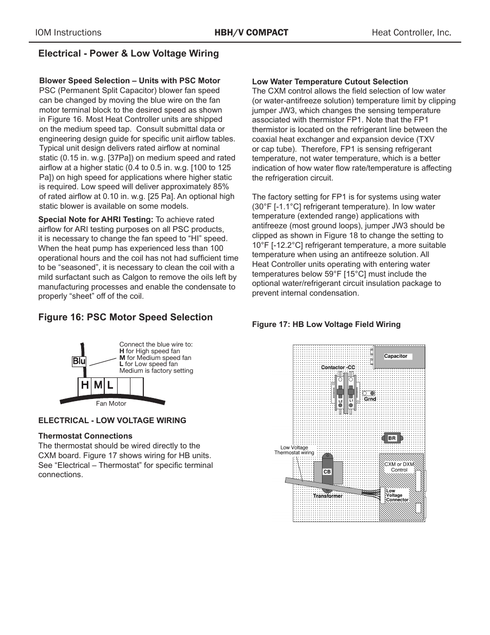 H m l | Comfort-Aire HBH Series 1/2 to 5 Ton User Manual | Page 24 / 43