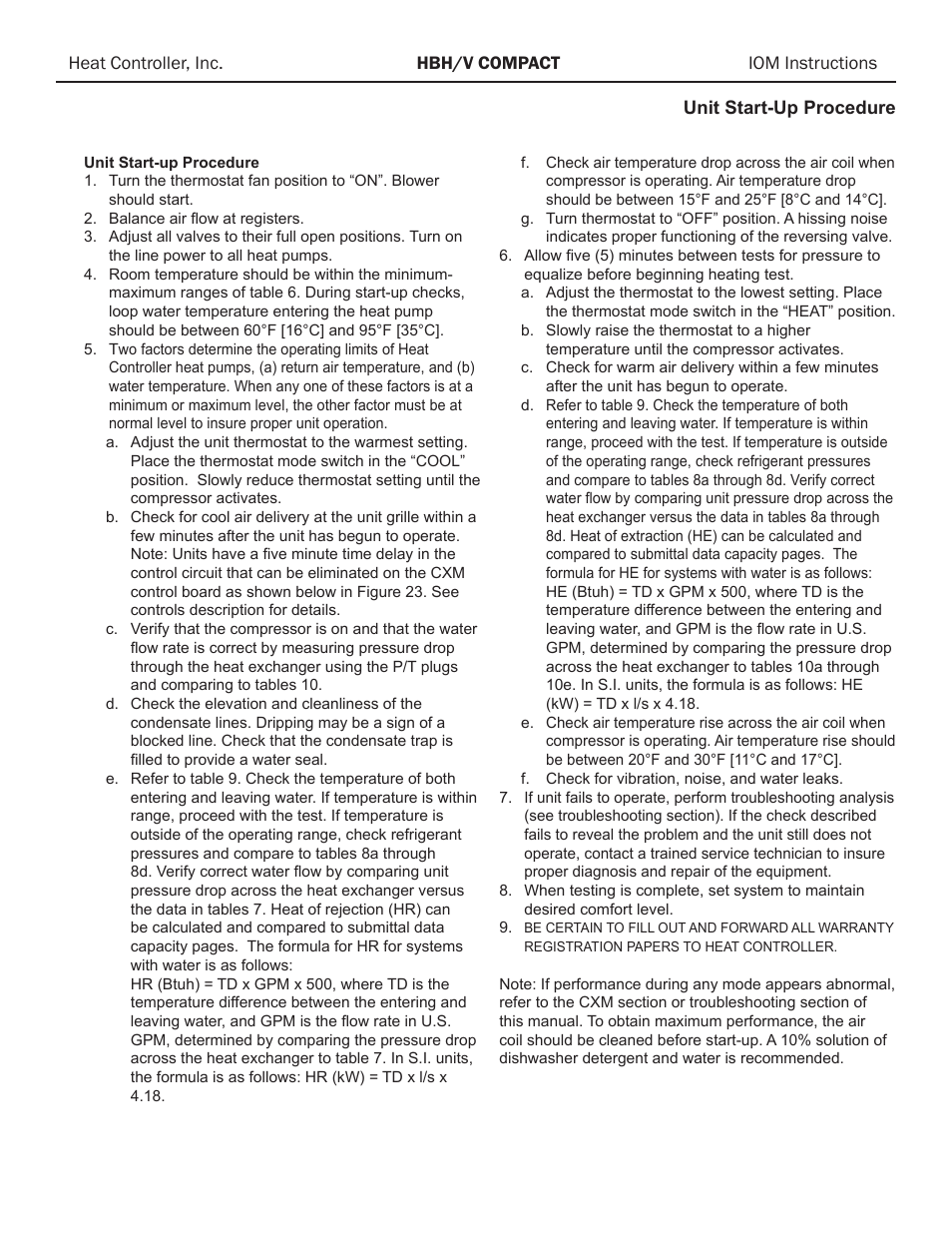 Comfort-Aire HBH Series 1/2 to 5 Ton User Manual | Page 33 / 43