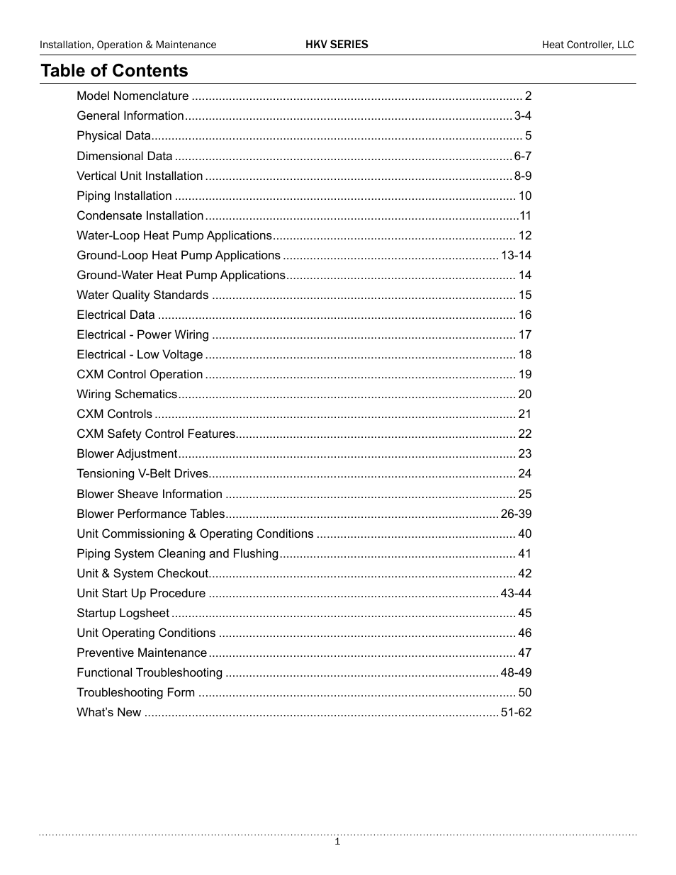 Comfort-Aire HKV300A User Manual | Page 2 / 64