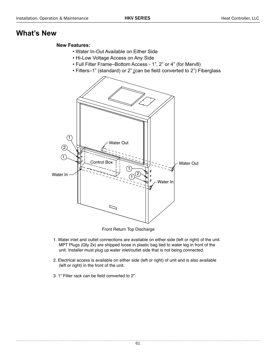 What’s new | Comfort-Aire HKV300A User Manual | Page 62 / 64