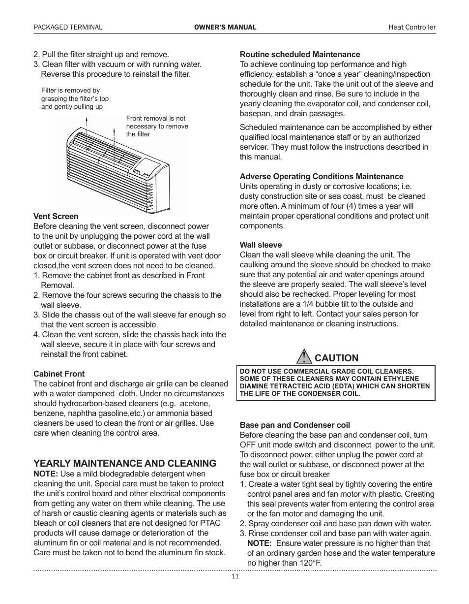 Comfort-Aire PTHP15A130A User Manual | Page 12 / 16