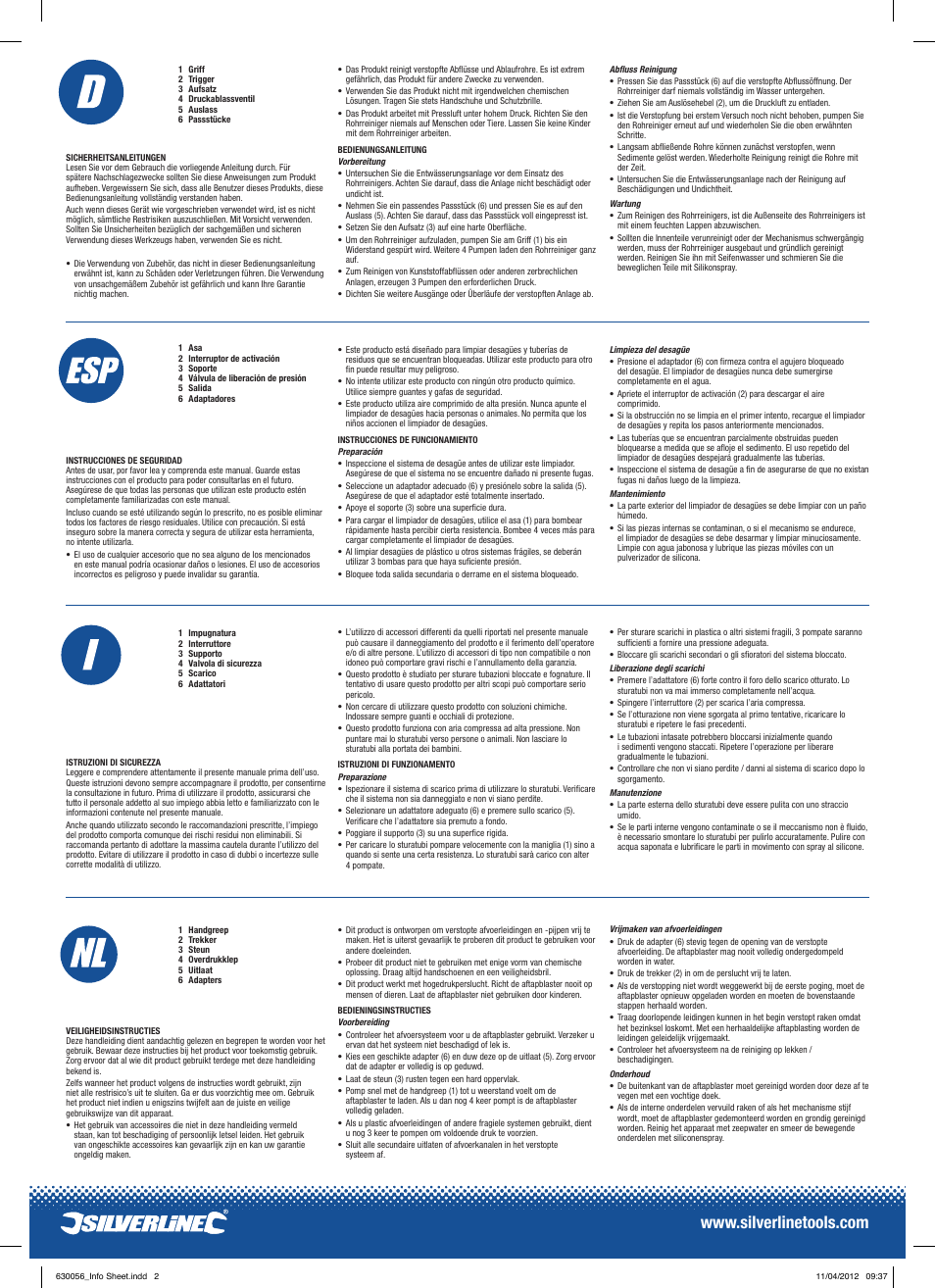 Silverline Digital Angle Level User Manual | Page 2 / 2