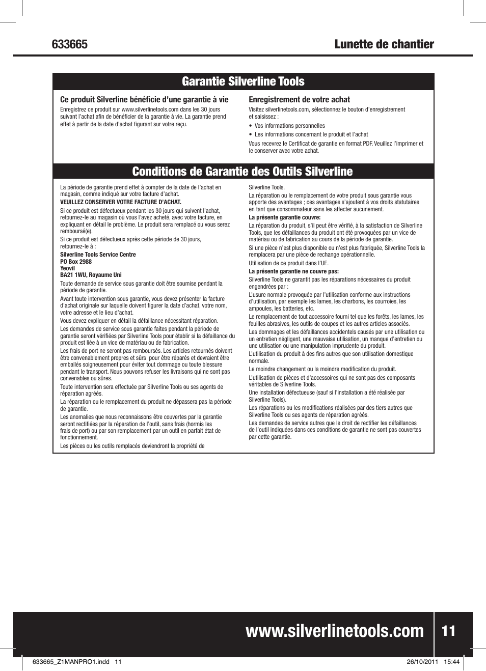 Silverline Automatic Optical Level User Manual | Page 12 / 28