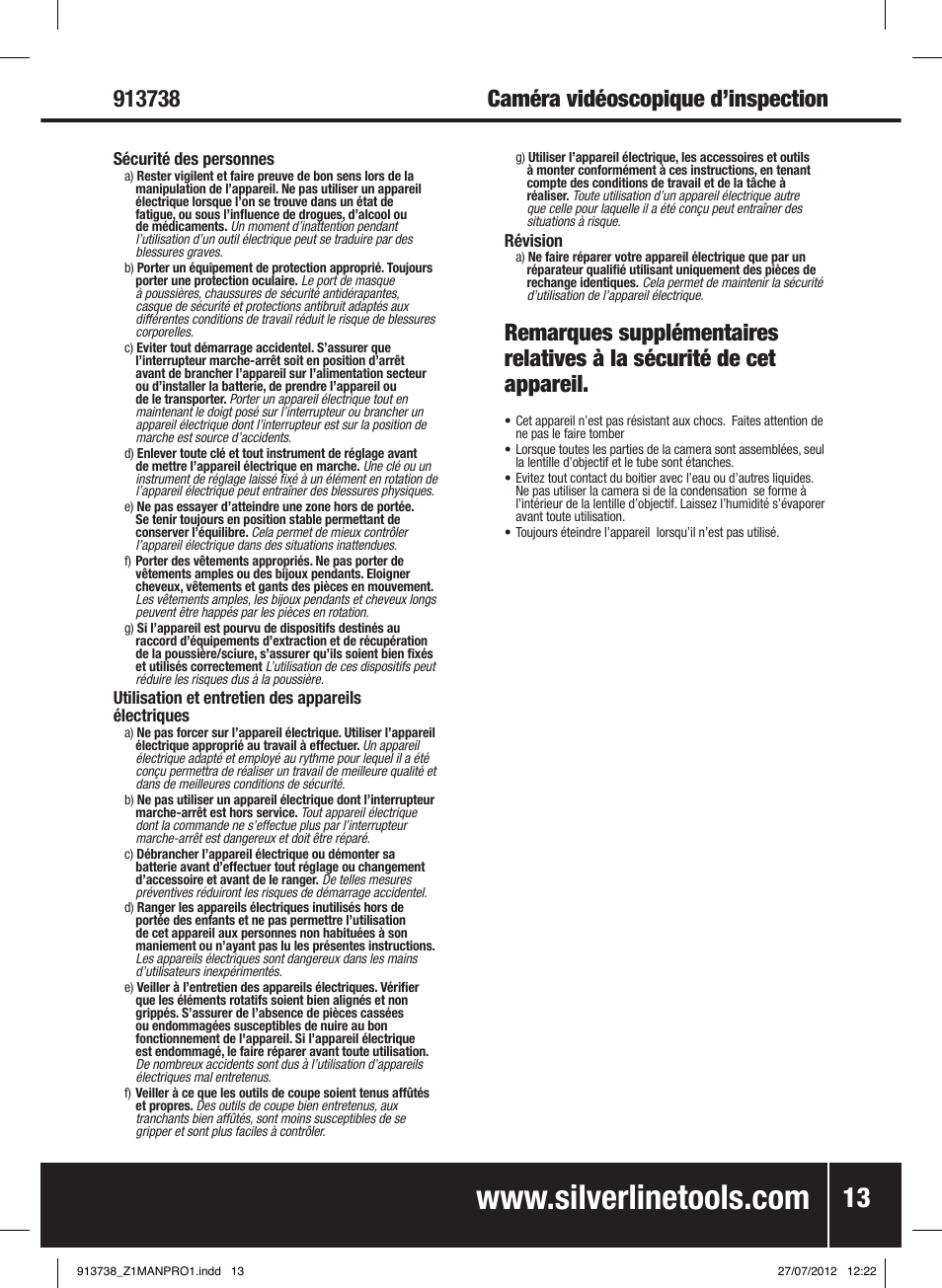 Silverline Video Inspection Camera User Manual | Page 14 / 42