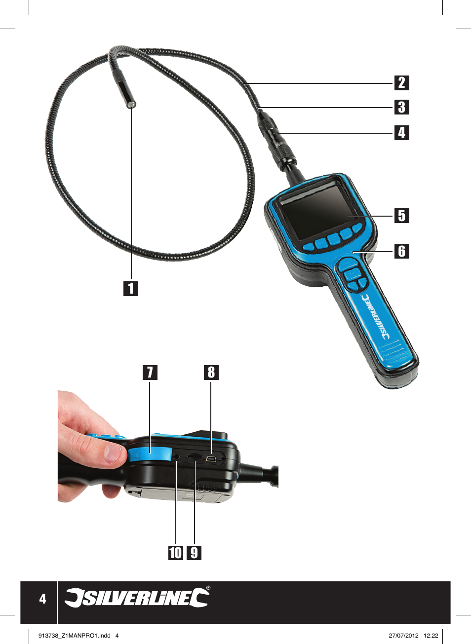 Silverline Video Inspection Camera User Manual | Page 5 / 42