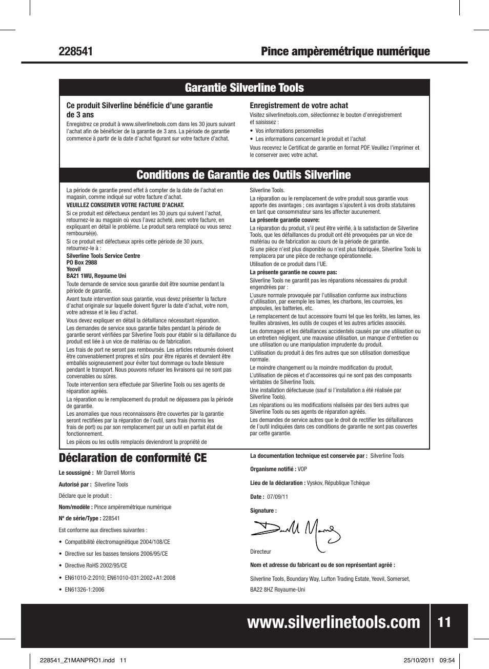 Silverline Digital Clamp Meter User Manual | Page 12 / 28