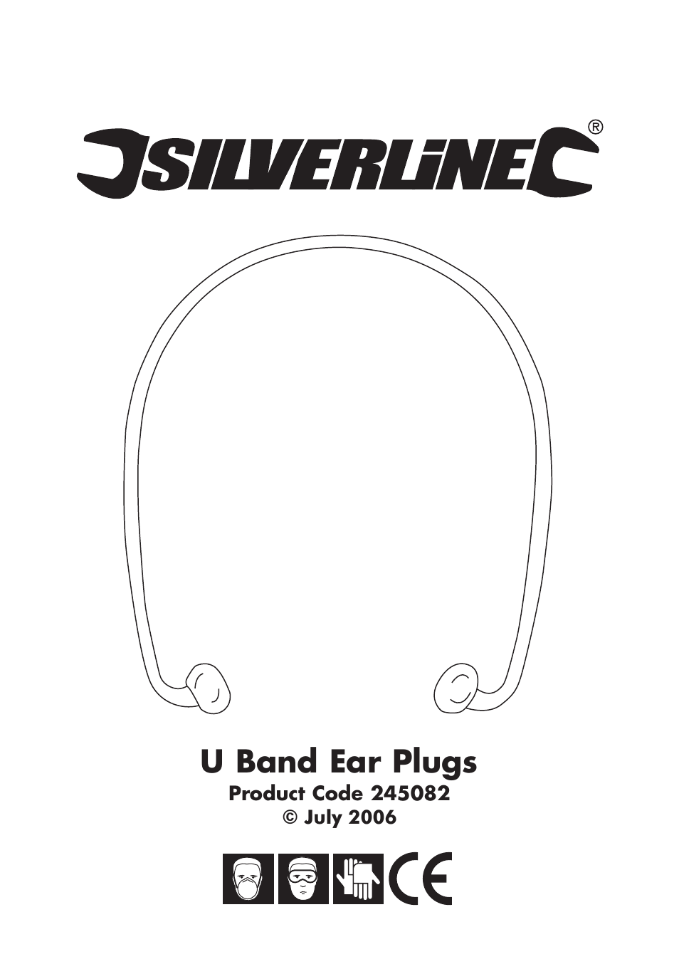 U band ear plugs | Silverline Ear Plugs U-Band SNR 21dB User Manual | Page 2 / 4