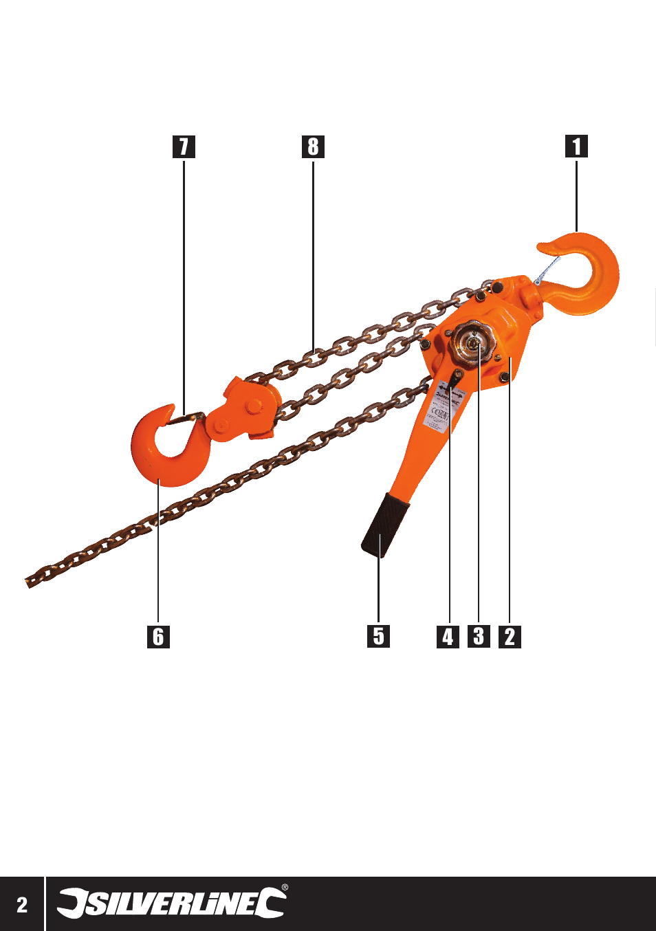 Silverline Lever Hoist User Manual | Page 3 / 28