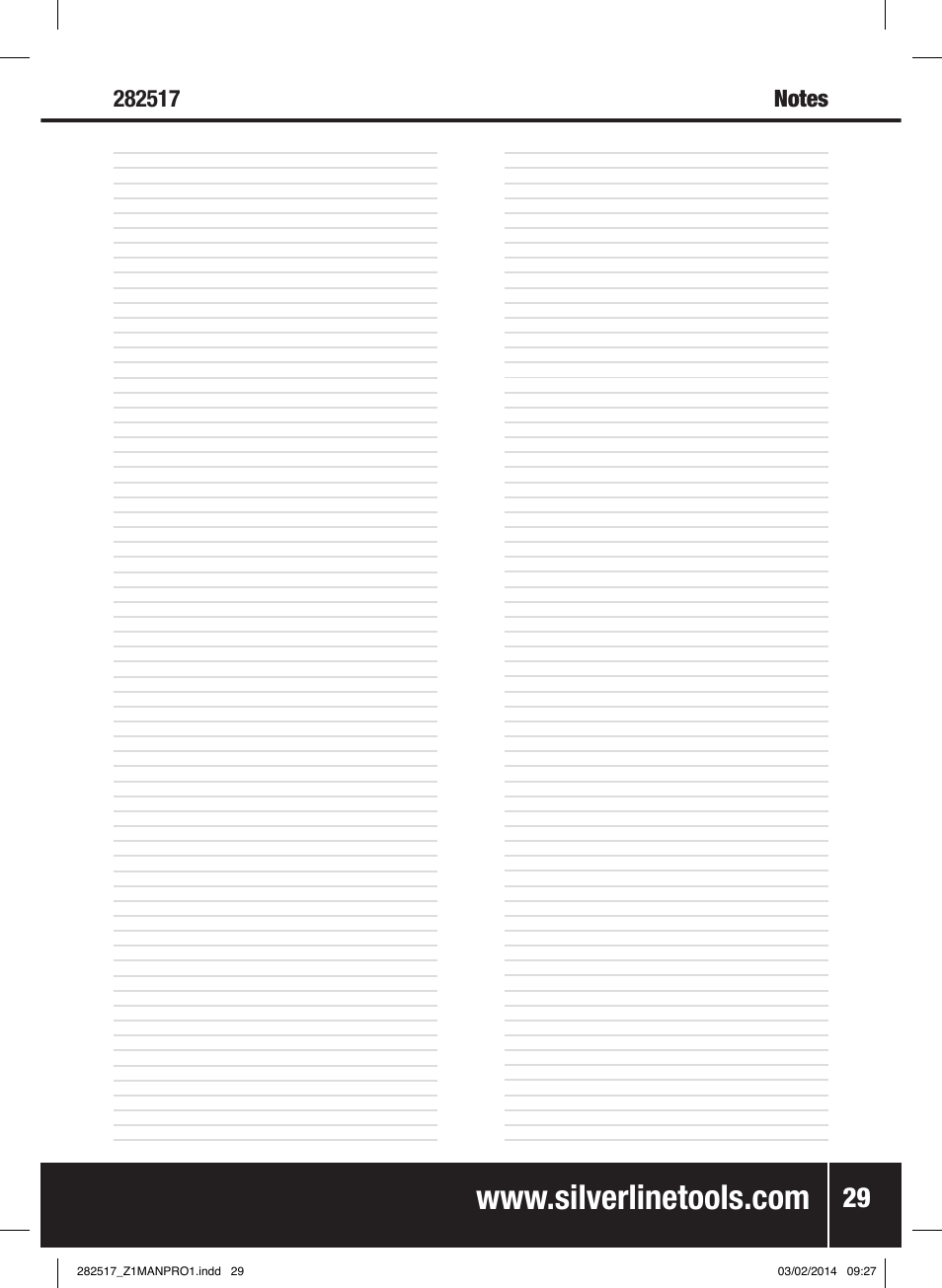 Silverline Chain Block User Manual | Page 30 / 30