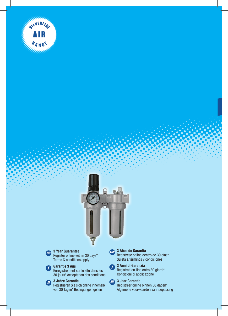 Silverline Air Filter Regulator & Lubricator User Manual | 28 pages