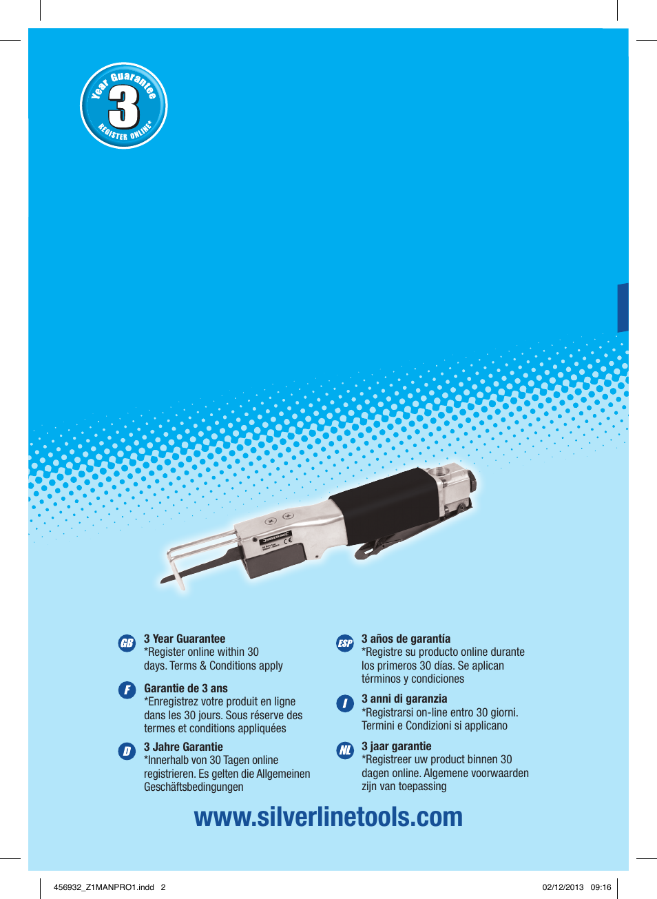 Silverline Air Body Saw User Manual | 40 pages