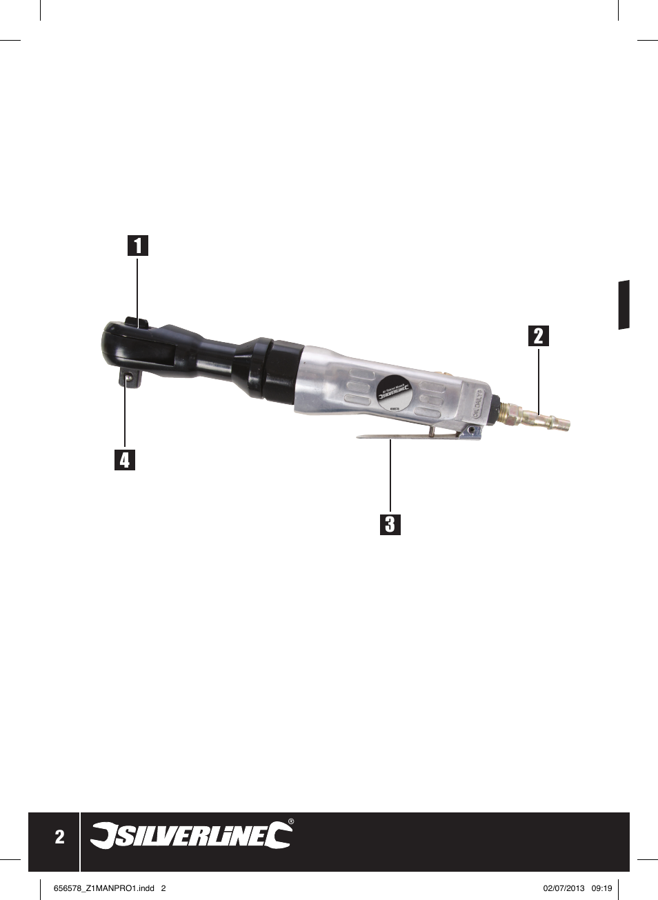Silverline Air Ratchet Wrench User Manual | Page 3 / 40