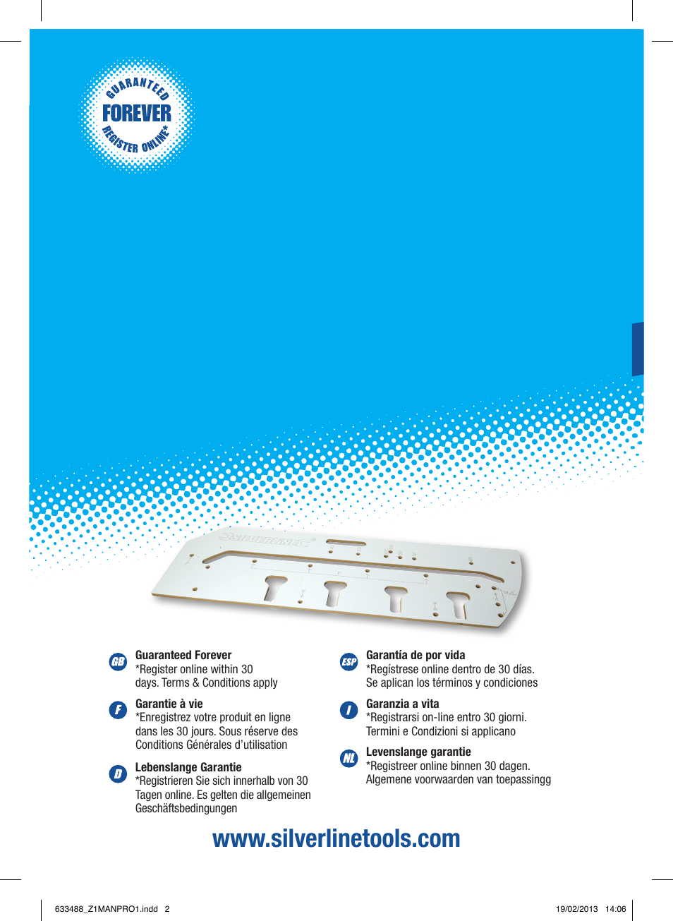 Silverline Worktop Jig User Manual | 28 pages