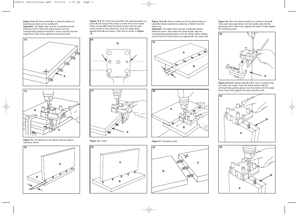 Silverline Dowelling Jig User Manual | Page 3 / 3