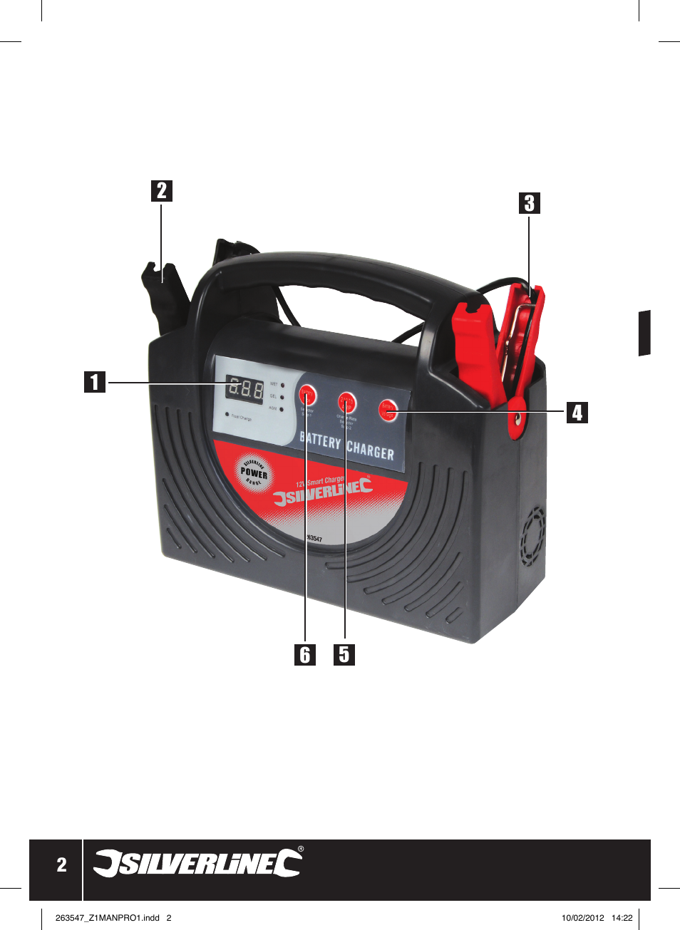 12v smart charger | Silverline Smart Charger 12V 15A User Manual | Page 3 / 28