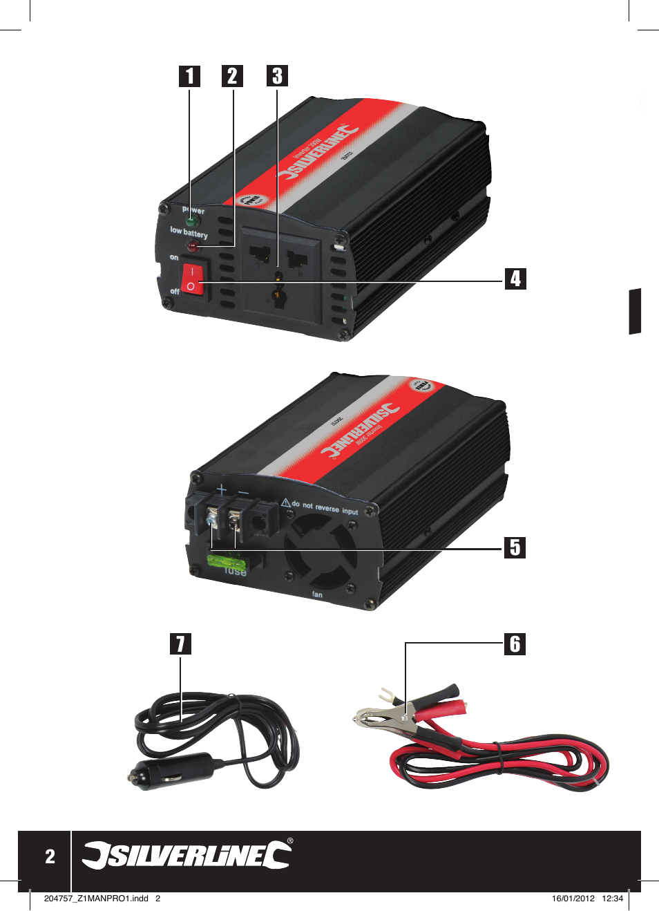 Silverline Inverter 300W User Manual | Page 3 / 28