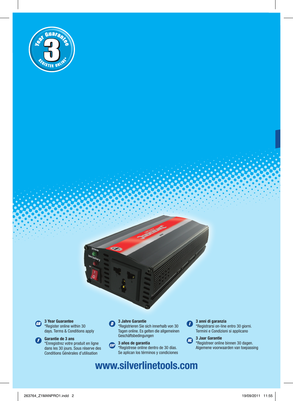 Silverline Inverter 700W User Manual | 28 pages