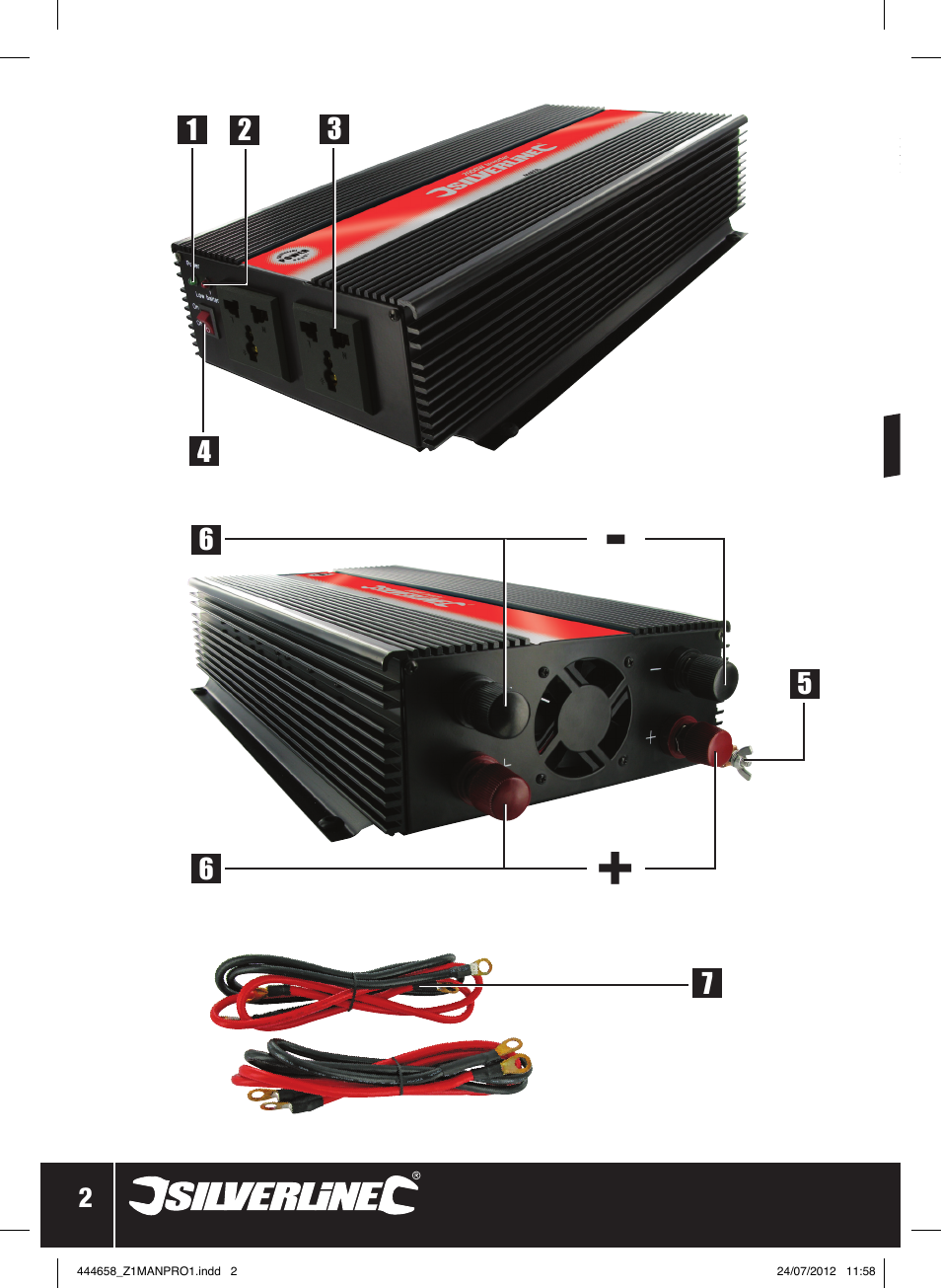 Silverline Inverter 2000W User Manual | Page 3 / 28