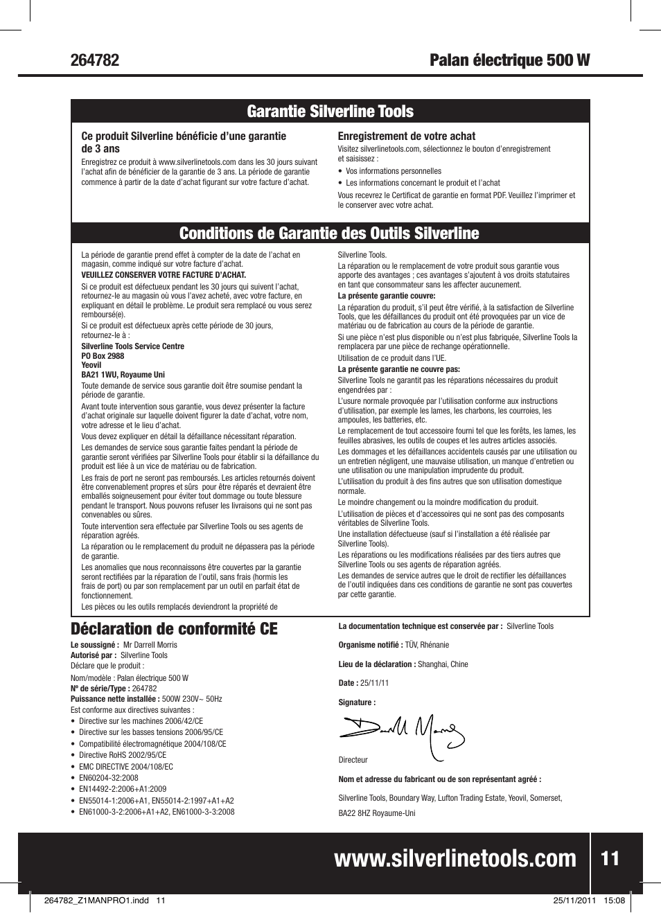 Silverline Electric Hoist 250kg User Manual | Page 12 / 28