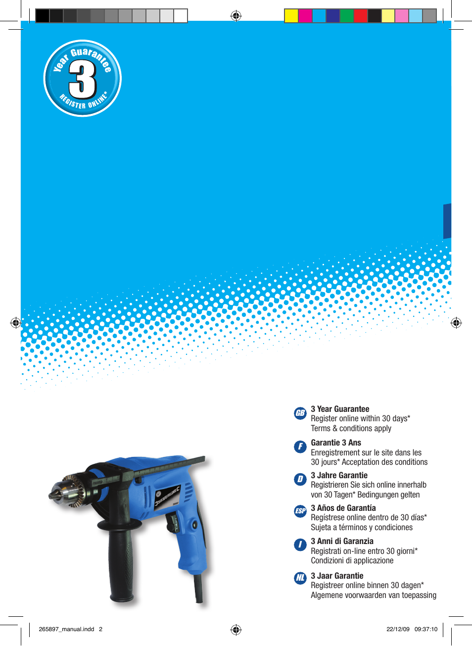 Silverline 500W Hammer Drill User Manual | 28 pages