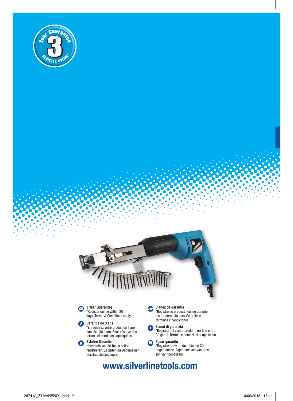 Silverline 380W Auto-Feed Screwdriver User Manual | 40 pages