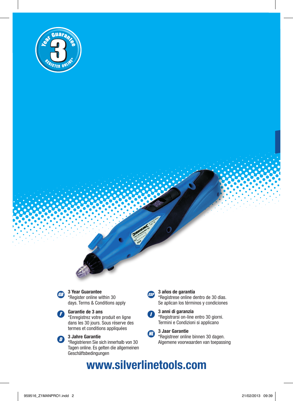Silverline 7.2V Cordless Multi-Tool User Manual | 28 pages