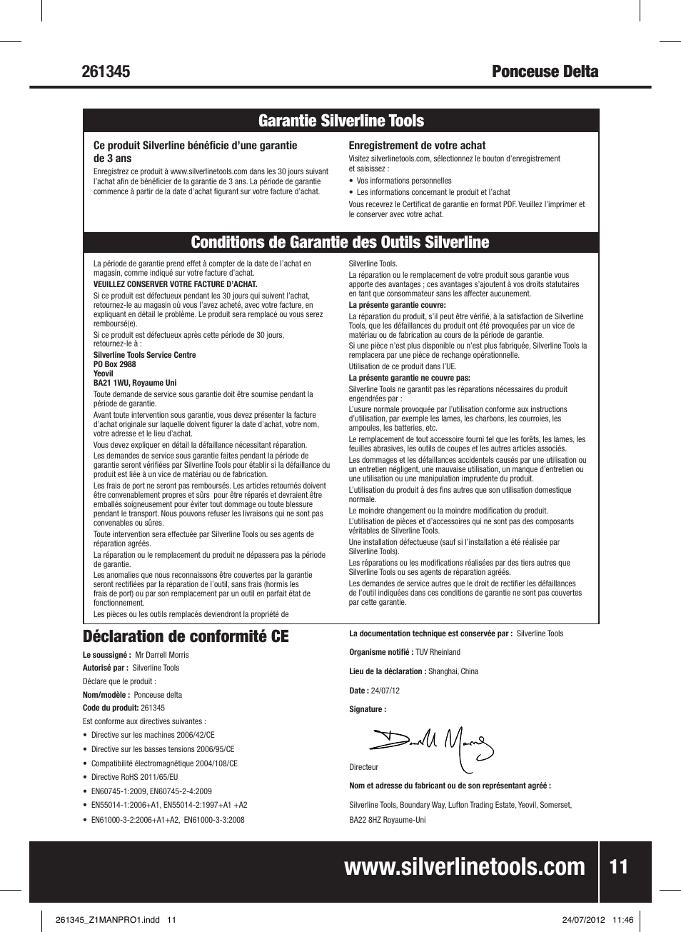 Silverline 180W Detail Sander 90mm User Manual | Page 12 / 28