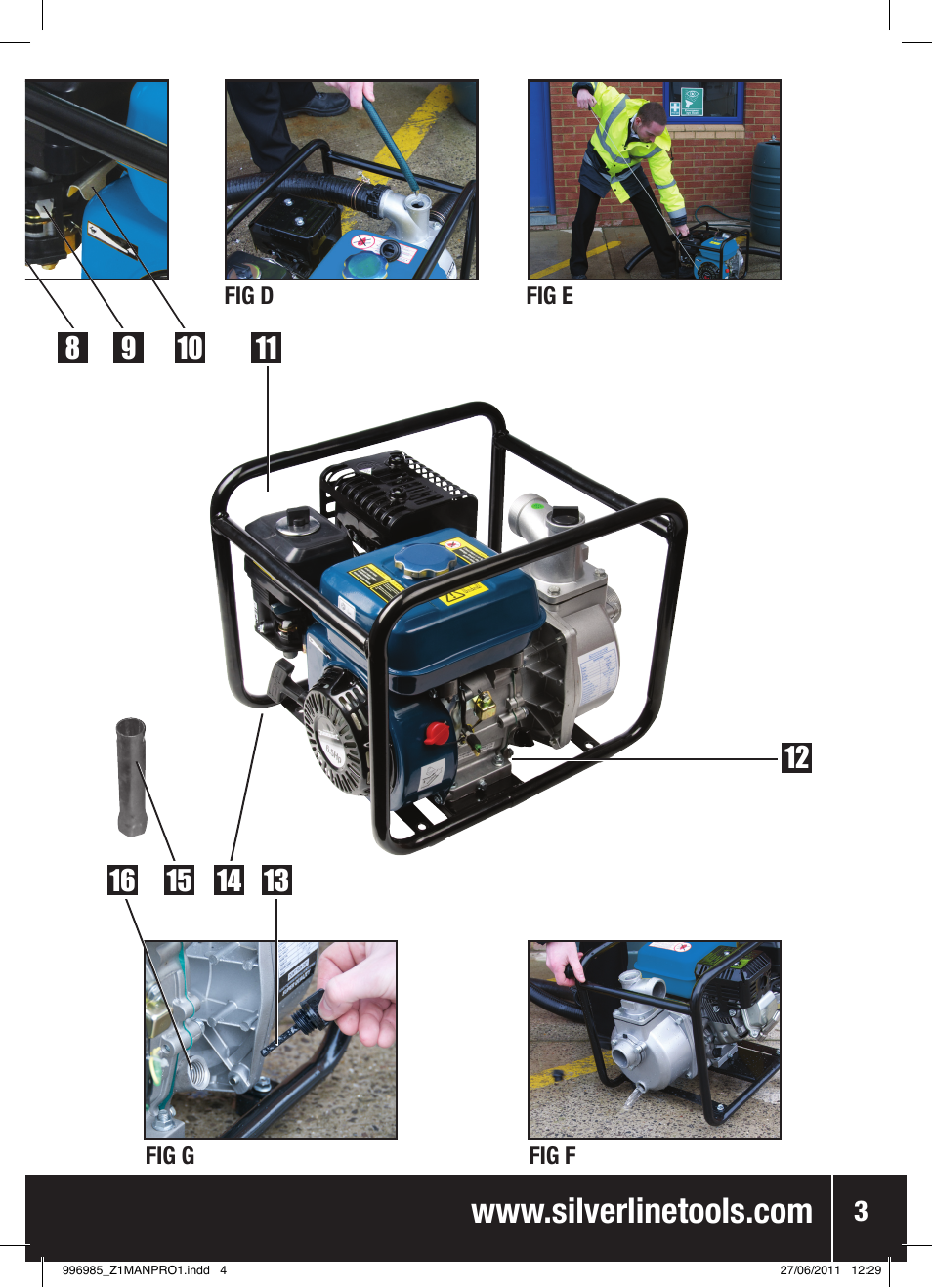 Silverline Clean Water Pump 2 User Manual | Page 4 / 30