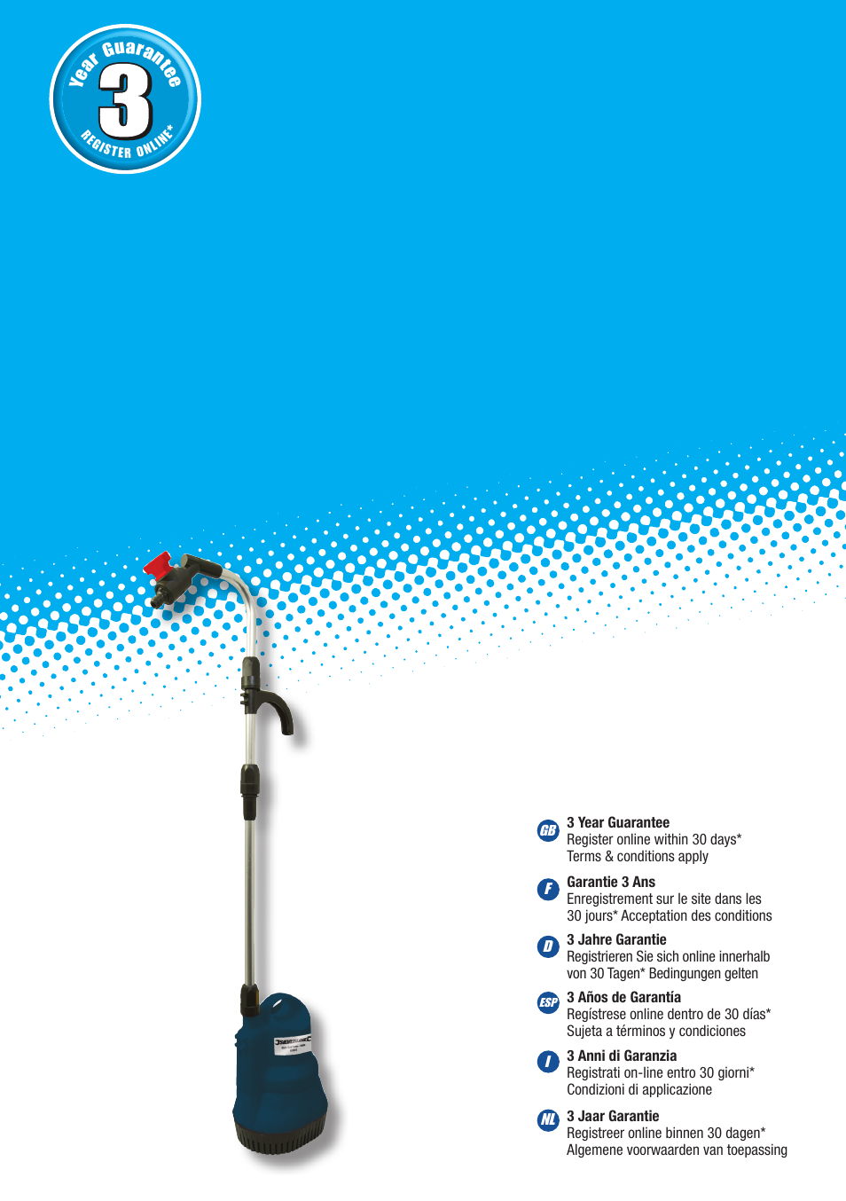 Silverline Water Butt Pump 350W User Manual | 28 pages